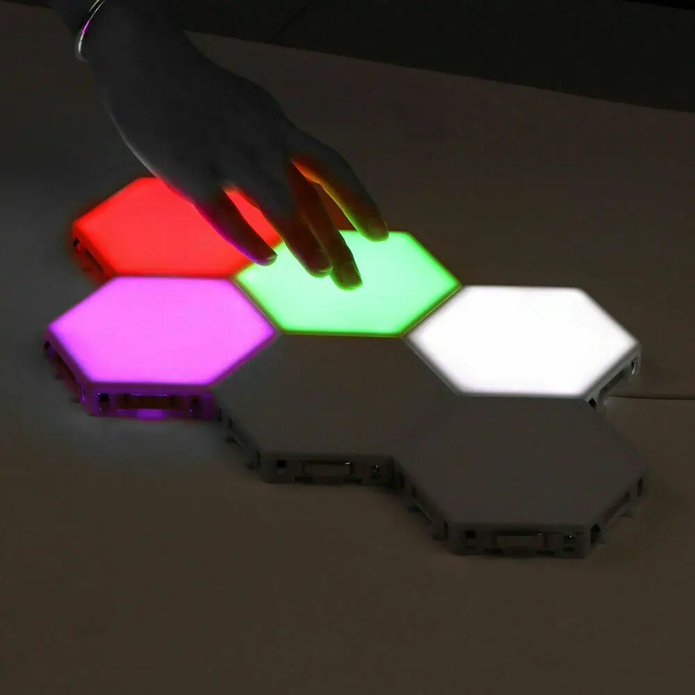 

Touch Sensitive Colorful Modular Quantum Lamp LED Night Light Adjustable color including usb cable & remote control UK/EU/US/AU