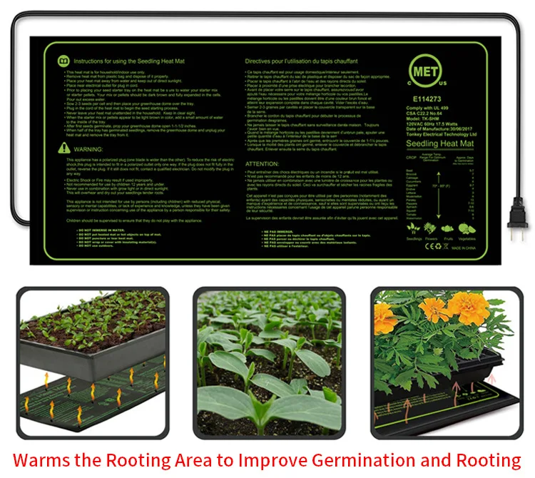 Heating Pad for Seedling 10x20.75 