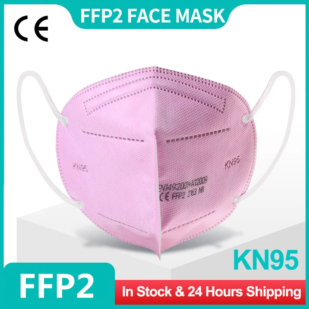 5 Layers FFP2mask Adult KN95 Masks Europa FPP2 Mask Approved CE Mascarillas FFP2 Color FFP3 Facial Masque FFP 2 Mondmasker FFPP2