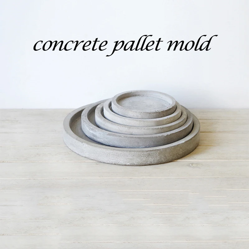 

Cement Concrete tray moldsPot bottom mold Tray Bracket Silicone mold Office cement tray molds