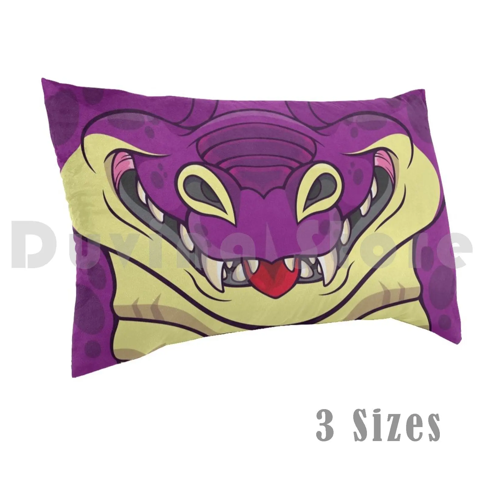 Purple Dragon Visage Pillow Case 20*30 Inch Purple Dragon Purple Dragon Amethyst Amethyst Dragon Dragon Dragon