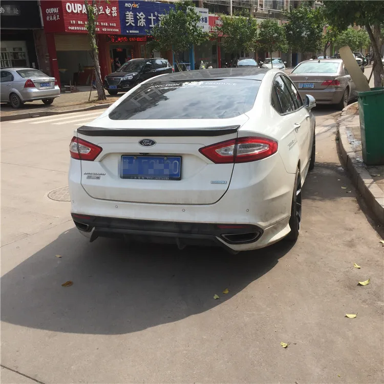 For FORD Mondeo Spoiler 2011-2013 Mondeo spoiler High Quality ABS Material Car Rear Wing Primer Color Rear Spoiler