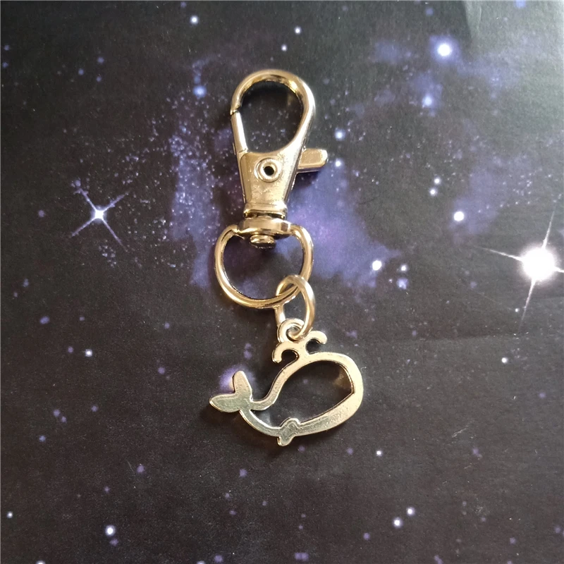 whale Keychain Cute animal Keyring Cartoon Keychain Gift for Daughter Girls Friends Bags Accessories