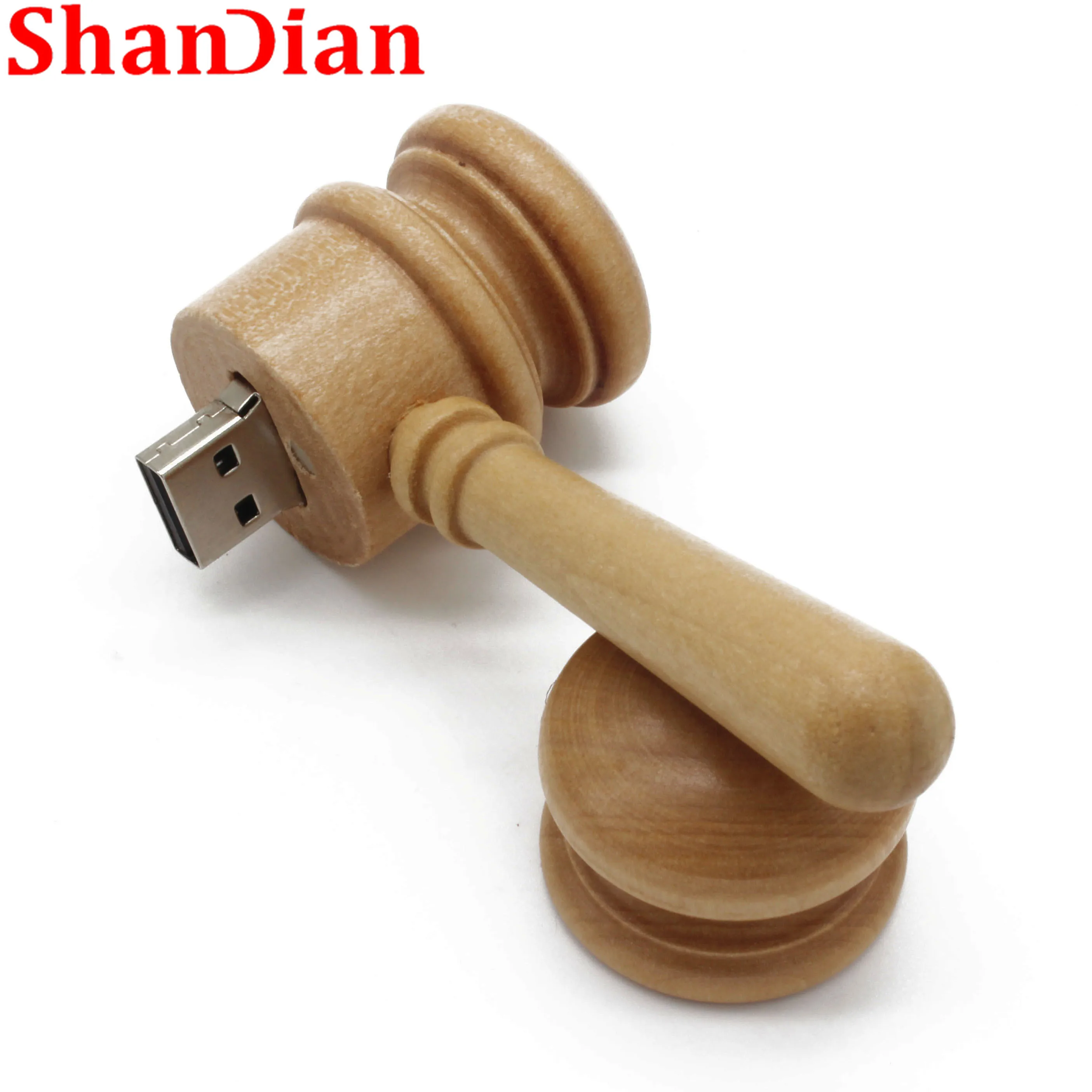 مابل هامر خشبي-محرك أقراص فلاش USB 2.0 ، دعم ذاكرة 4 جيجا بايت 8 جيجا بايت 16 جيجا بايت 32 جيجا بايت 64 جيجا بايت 128 جيجا بايت ، سعة حقيقية 100%