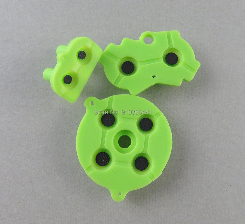 1 مجموعة استبدال أزرار موصلة مطاطية ملونة A-B D-pad لـ نينتندو GameBoy Advance GBA لوحة مفاتيح موصلة من السيليكون #1