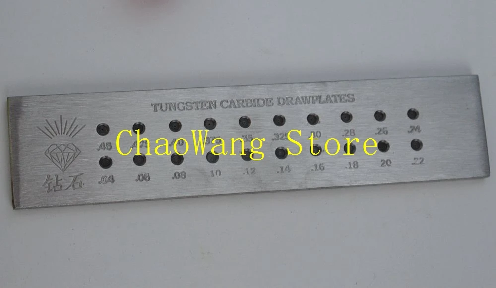 0.04-0.80mm Small Round Drawplate Jewelry Making Draw Plate