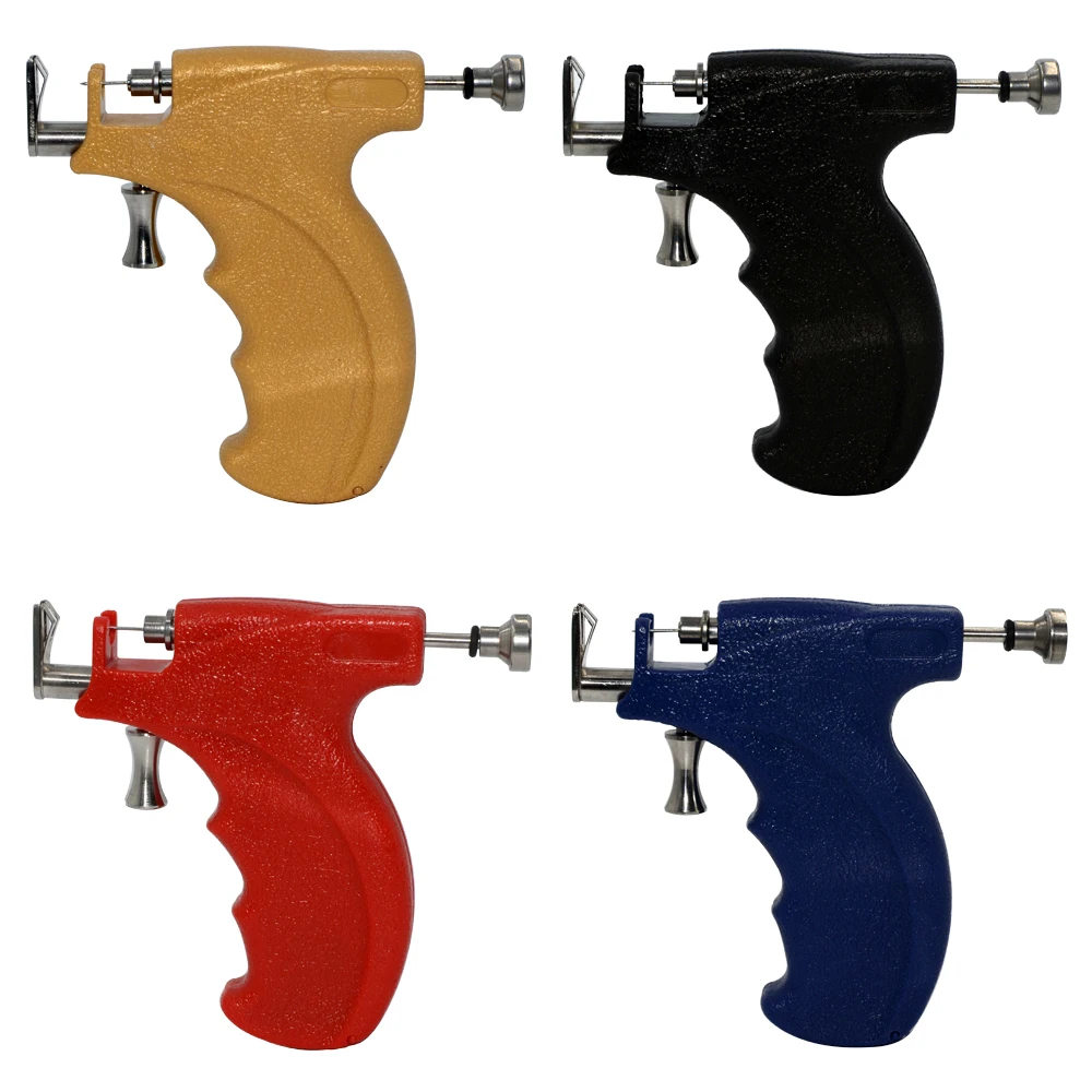 1Set Professional Piercing Gun Tools Kit Safety Steriled Ear Nose Device Earring Piercing Instrument Top Quality piercing Tool