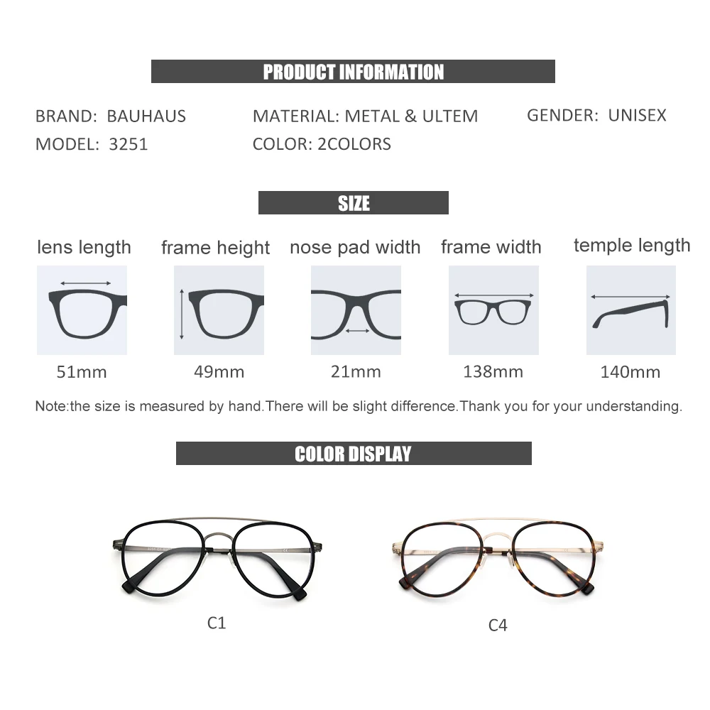 3251 Retro Square glasses frame men New brand eyeglasses myopia computer eyeglasses frames for women fashion spectacles