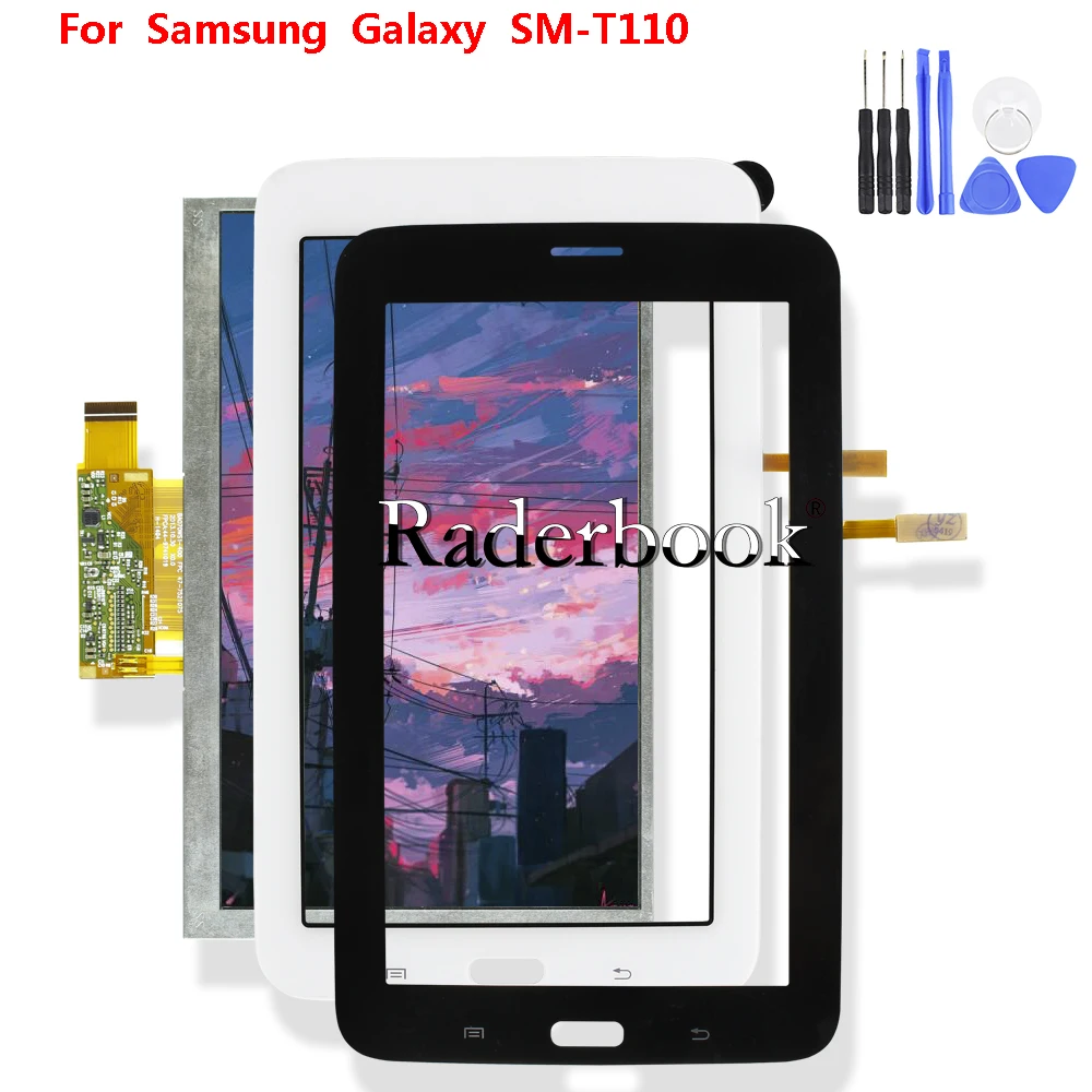 

7" Inch For Samsung Galaxy Tab 3 Lite 7.0 SM-T110 Lcd Display Touch Screen Digitizer Panel Replacement