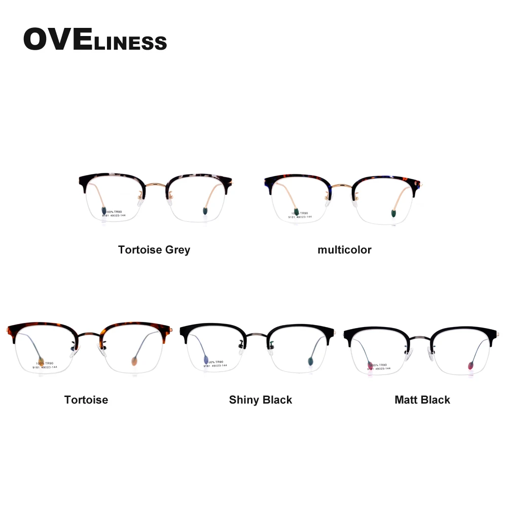 خفيفة نصف إطار نظارات للقراءة النظارات طويل النظر نظارات الرجال النساء + 0.25 0.5 0.75 1 1.25 1.5 1.75 2 2.25 2.5 2.75 3