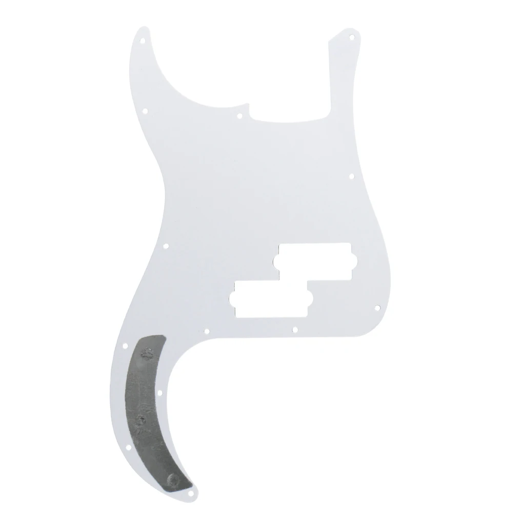 FLEOR 1PC Electric Bass Pickguard PB Bass 4 String Scratch Plate & Screws, 4 Colors Choose