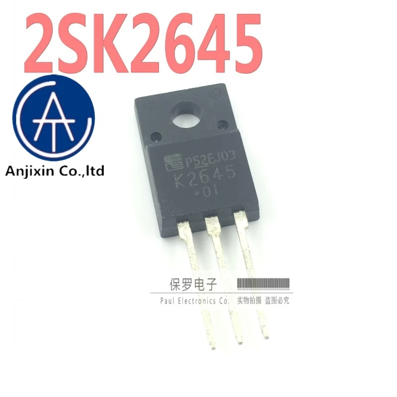 

10pcs 100% orginal and new field effect tube 2SK2645 K2645 TO-220F LCD power switch tube in stock