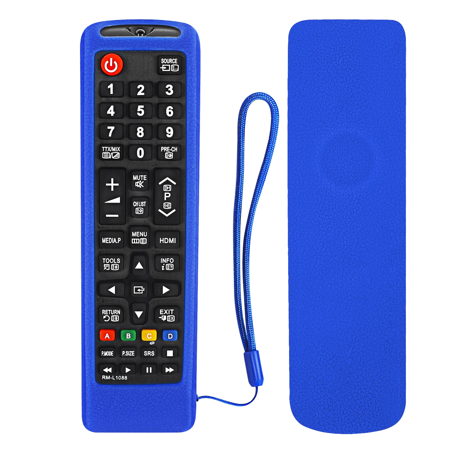 TV Remote Control Case With Anti-Fall Hapo Dustproof Protective Sheath Durable Silicone Soft Solid Home for Samsung AA59 Series