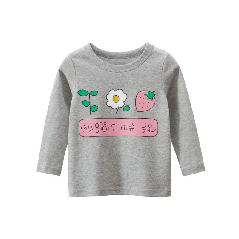 

2-7 Years Baby Girls Clothes Spring Autumn Girls T-shirt Kids T Shirt Children Clothing Kids Clothes