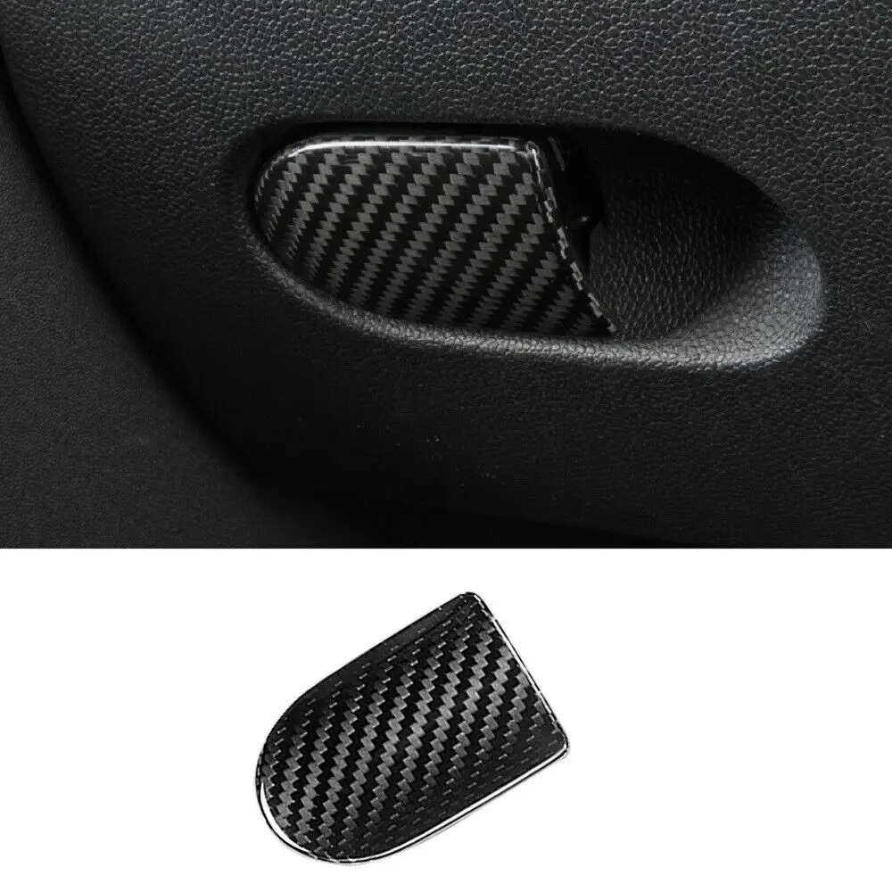 

Carbon Fiber Co-pilot Storage Box Handle Cover Trim For Mini Cooper F55 F56 F57