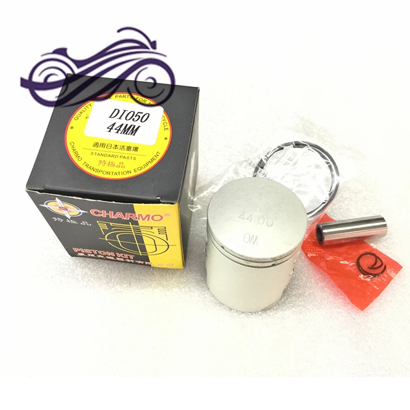 Motorcycle DIO50 AF17 AF18 AF27 AF28 39 44mm 44.25 44.5 44.75 45mm 47mm 50 50.5mm Piston Hole 12mm Pin Ring Gasket Set