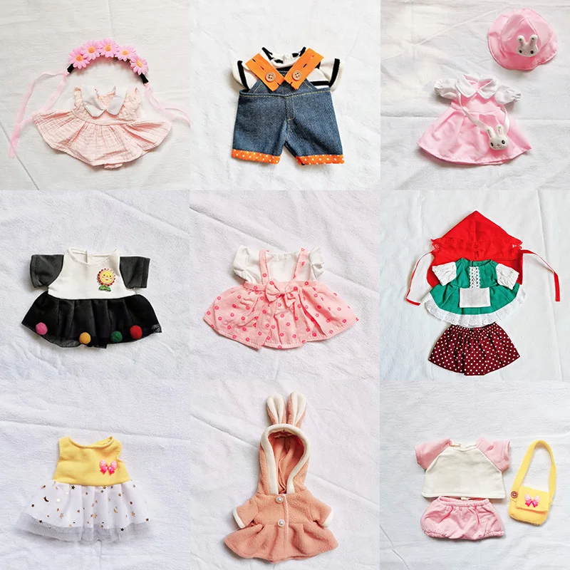 Doll Clothes Fit 25cm Baby Dolls 1/6 BJD Doll  Accessories New Born Outfits Cute Dress Suit Girls Children Gifts