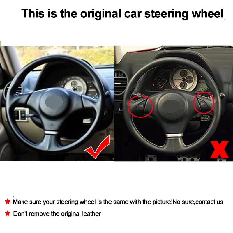 Hand Sew Car Steering Wheel Cover For Lexus IS I IS200 300 1999-2005 For Toyota RAV 4 1998-2003 Celica Matrix MR2 Corolla (US)