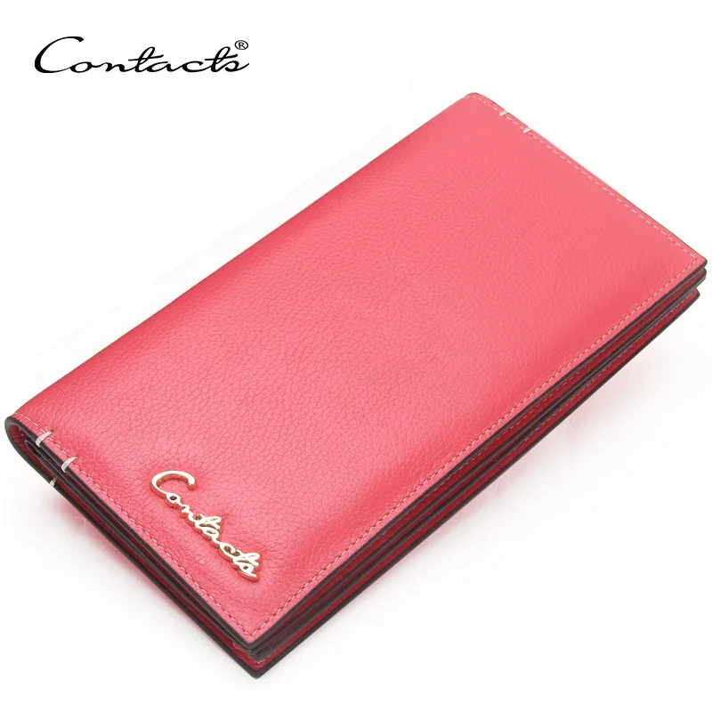 

Women's Genuine Leather Handbag Women's Leather Wallet Long Casual Three-fold Women's Clutch