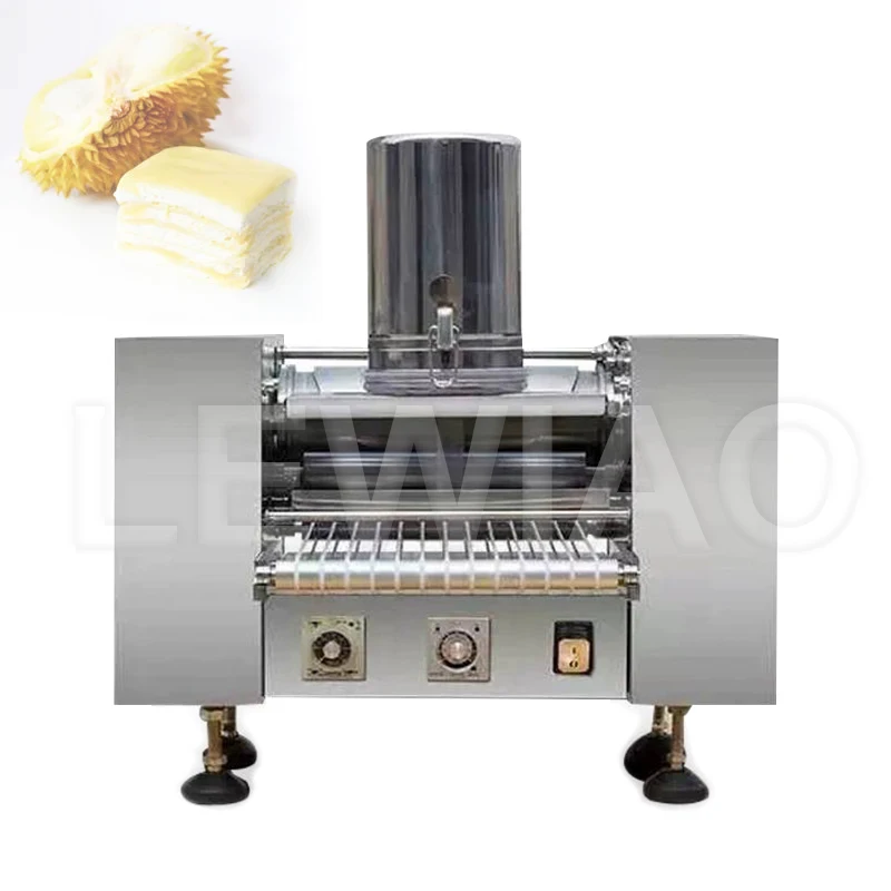 304 Stainless Steel Mousse Thousand Layer Cake Making Machine Commercial Automatic Small Mille Cheese Crepe Cake Machinery