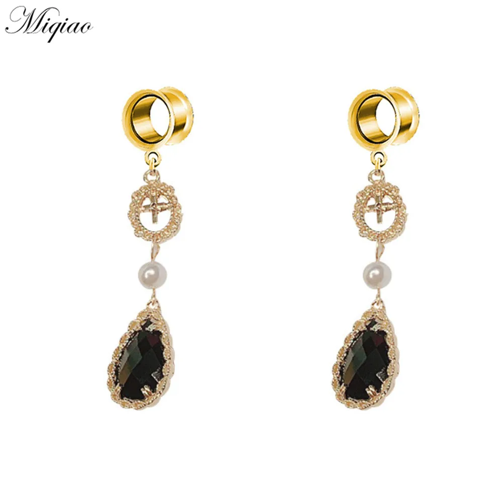 Miqiao 2pcs Trend All-match Asymmetric Love Bowknot Pendant Ear Expansion Body Piercing Jewelry image 5