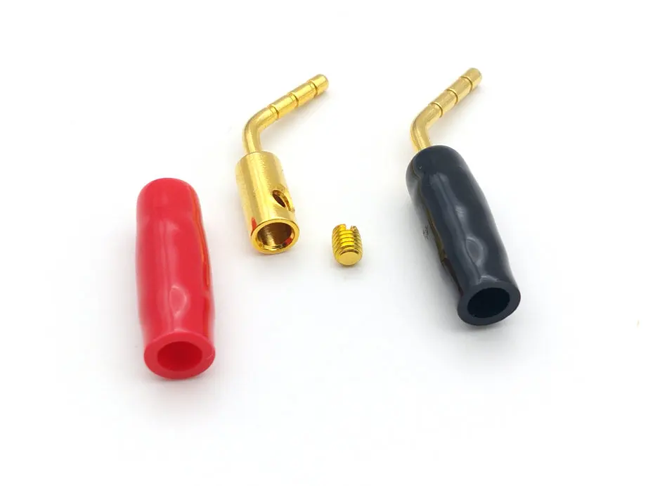 100pcs 2mm Banana Plug  wire terminal pin plug banana plug speaker plug lock cable adapter