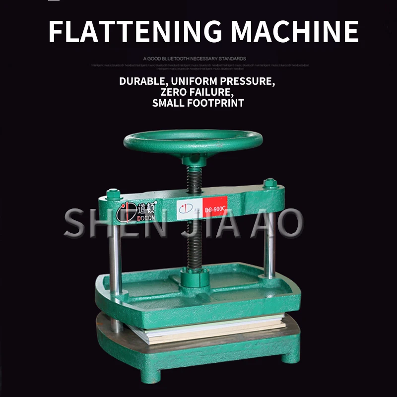 DC-900C Manual Flattening Machine Bookstore Office Hardcover Book Menu Photo Album Magazine Paper Stereotype Creasing Machine