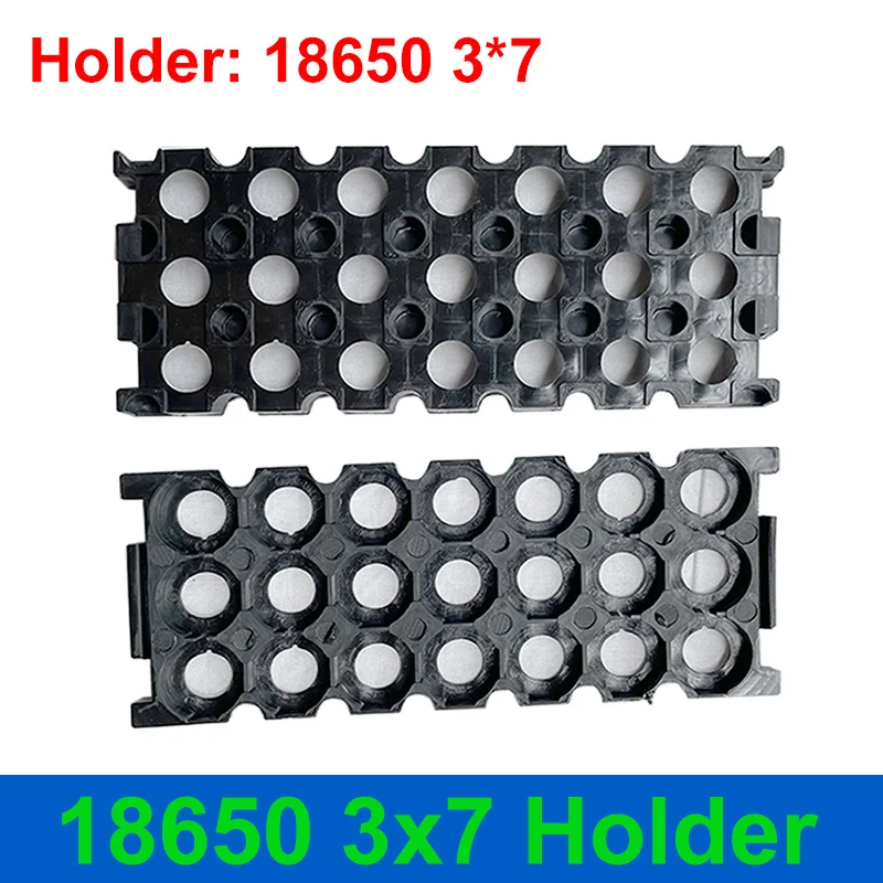 18650 3x7 uchwyt na może pomieścić 21 sztuk 18650 komórek pasuje do 12V 7Ah obudowa baterii dla 18650 DIY 3S7P 4S5P 7S3P 12V 24V akumulator 3*7