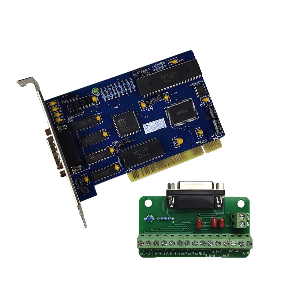 Hot! 3 Trục NC Phòng Thu PCI Chuyển Động Card Ncstudio Điều Khiển Bộ Thẻ Cho CNC Router Khắc Máy