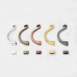 3pcs Half Cuff Bracelet Clasp Cord Leather Bangle Connector For 9*5mm Leather Cord Bracelet Making DIY Fashion Jewelry Findings