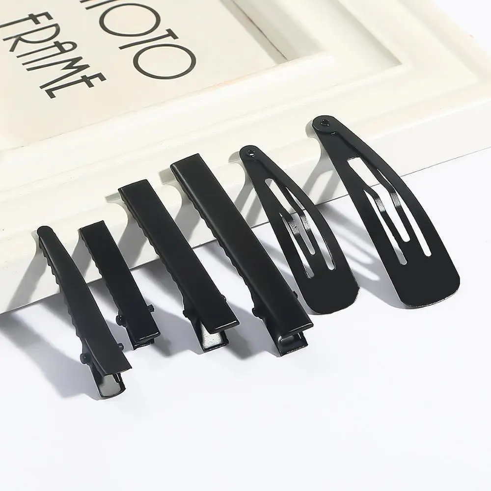 20pcs/lot Fashion Simple Black iron Hairpin Barrettes Headdress Hair Clip For Girls Women Hair Styling Tool Hair Accessories