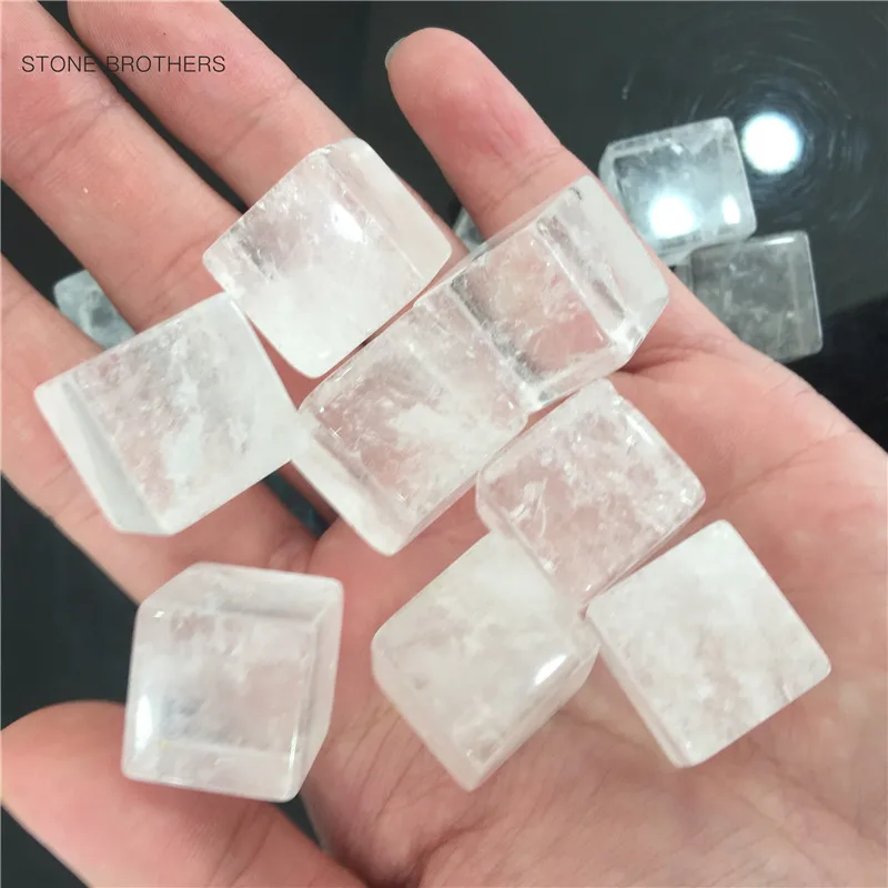 AAAA+ 100g Natural Mineral White Quartz Crystal Stone Rock Chips Specimen Healing collection natural crystal fish tank stone