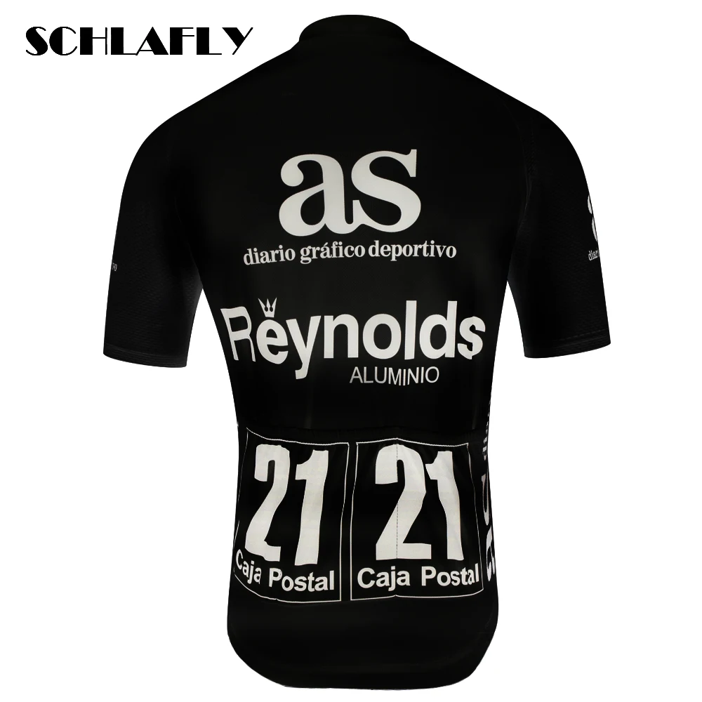 ملابس فريق رينولدز جيرسيه من فويلتا أيسبانا 1989 لرياضة ركوب الدراجات جيرسيه احترافي ملابس ركوب الدراجات من الجيرسيه