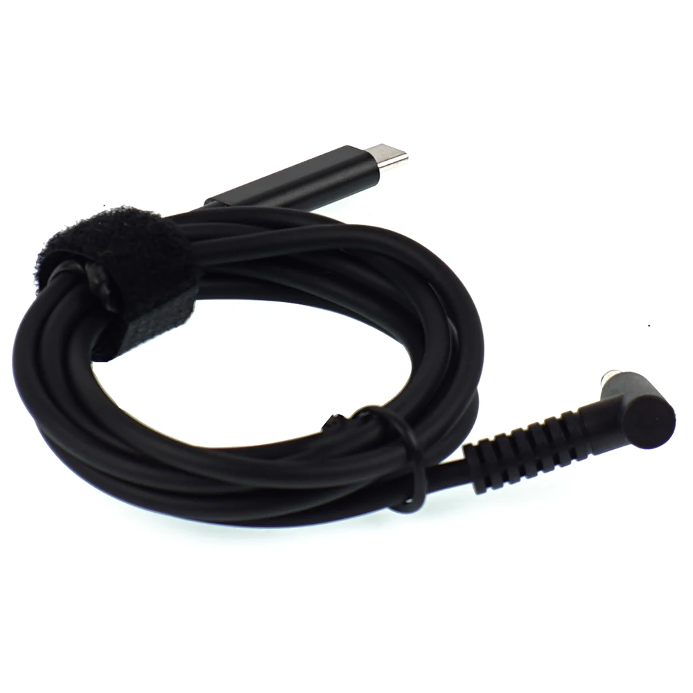 Cabo de carregamento rápido portátil, usb tipo c pd macho para dc 4.5x3.0mm para hp elitebook Folio 1040 g1, cabo adaptador