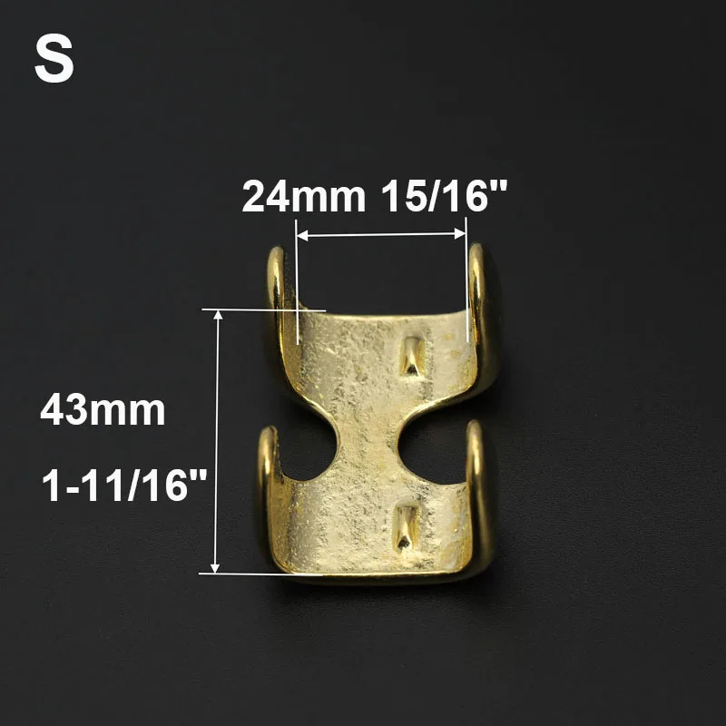 1pcs Brass Claw Clasp Rope Clip Buckle for DIY Leather Craft Harness Traction Rope Fixed Bag Hardware Accessories