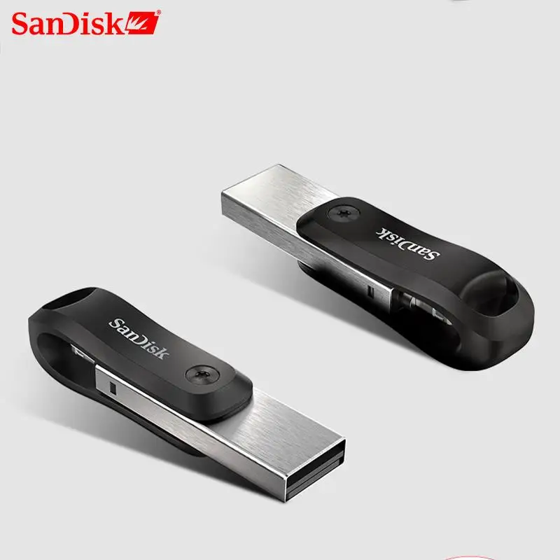 SanDisk USB 3.0 Flash Drive iXPand U Disk OTG Lightning Connector Stick 256GB 128GB MFi For iPhone & iPad SDIX60N computer gift