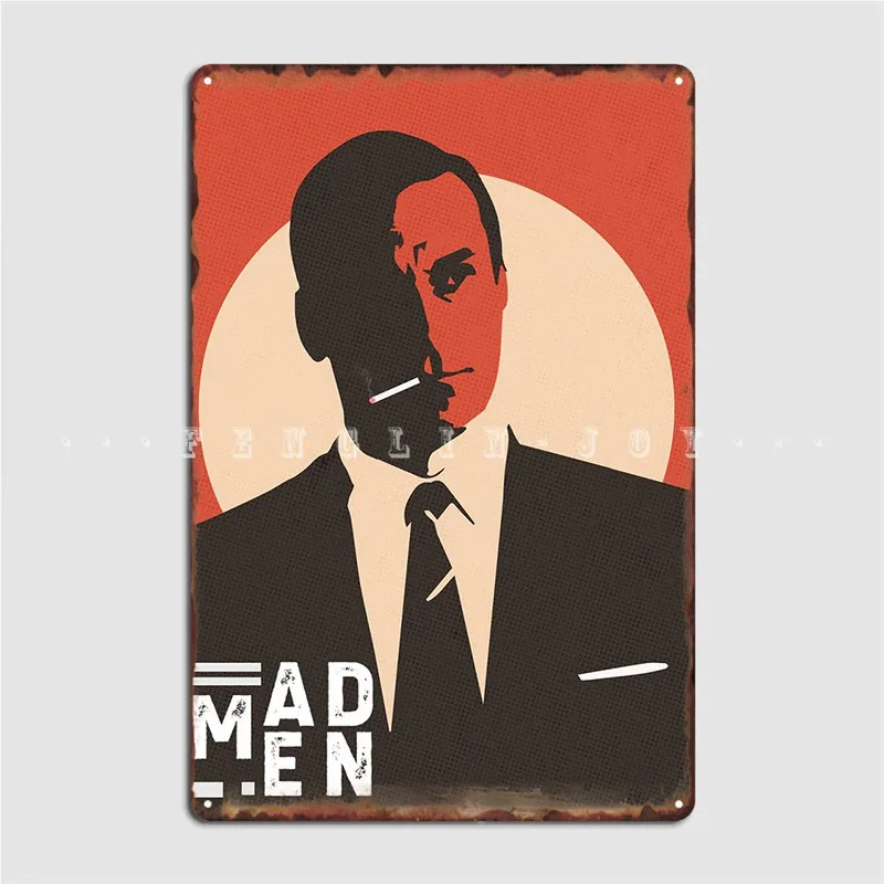 Don Draper Mad Men Metal Sign Pub Plaques Wall Retro Tin Sign Poster