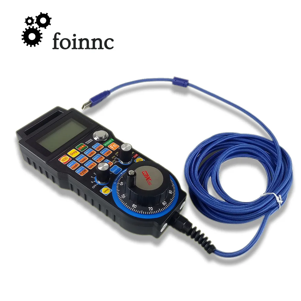 Imagem -06 - Cnc-volante com Fio Usb Mach Eixos Opcional Volante Whb04b para Fresadora e Máquina de Gravura