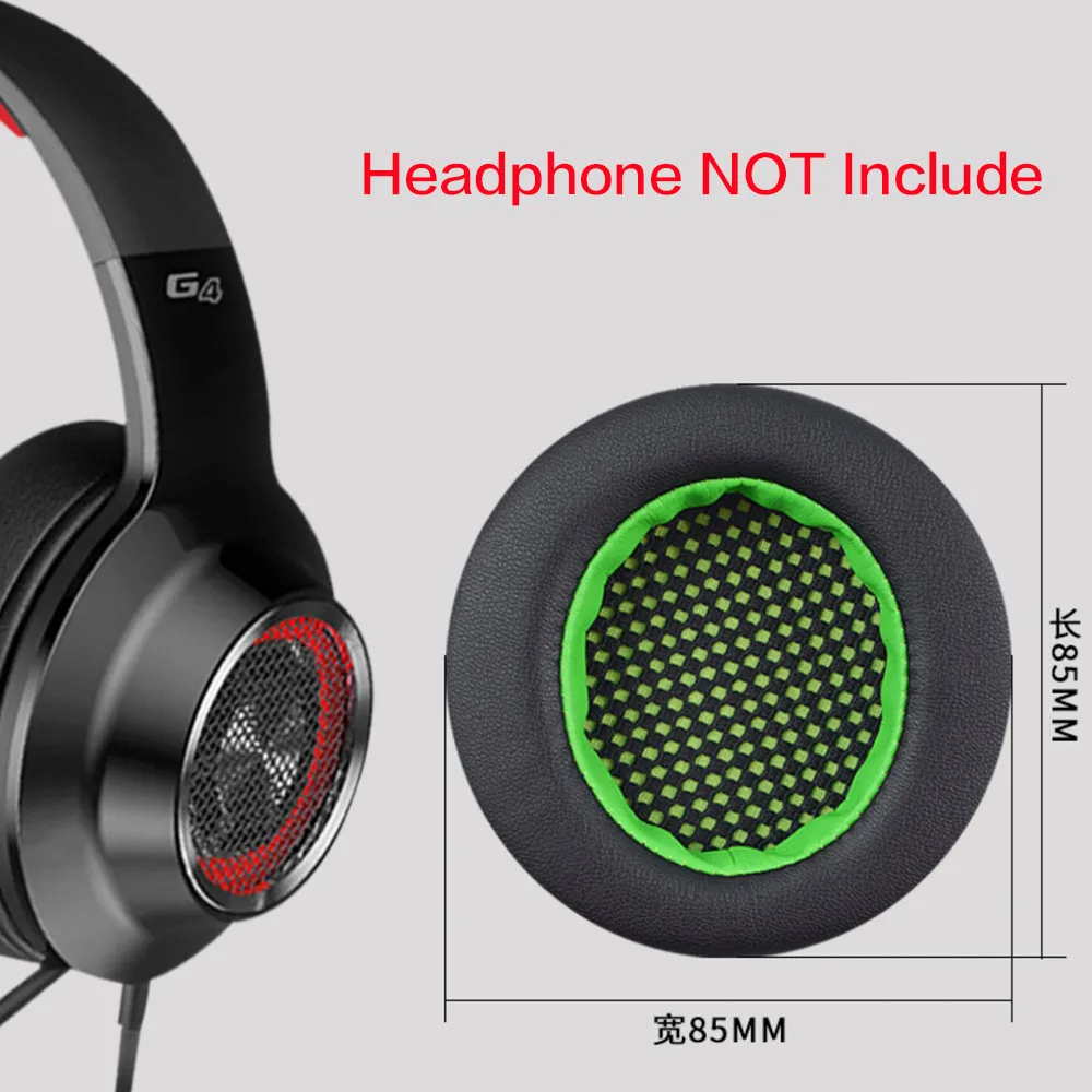 POYATU สำหรับ Edifier G4 Ear Pads หูฟังสำหรับหูฟัง Edifier G4PRO ผ้าโพกศรีษะหูฟัง Headband ปลอกหมอน Earmuff หนัง