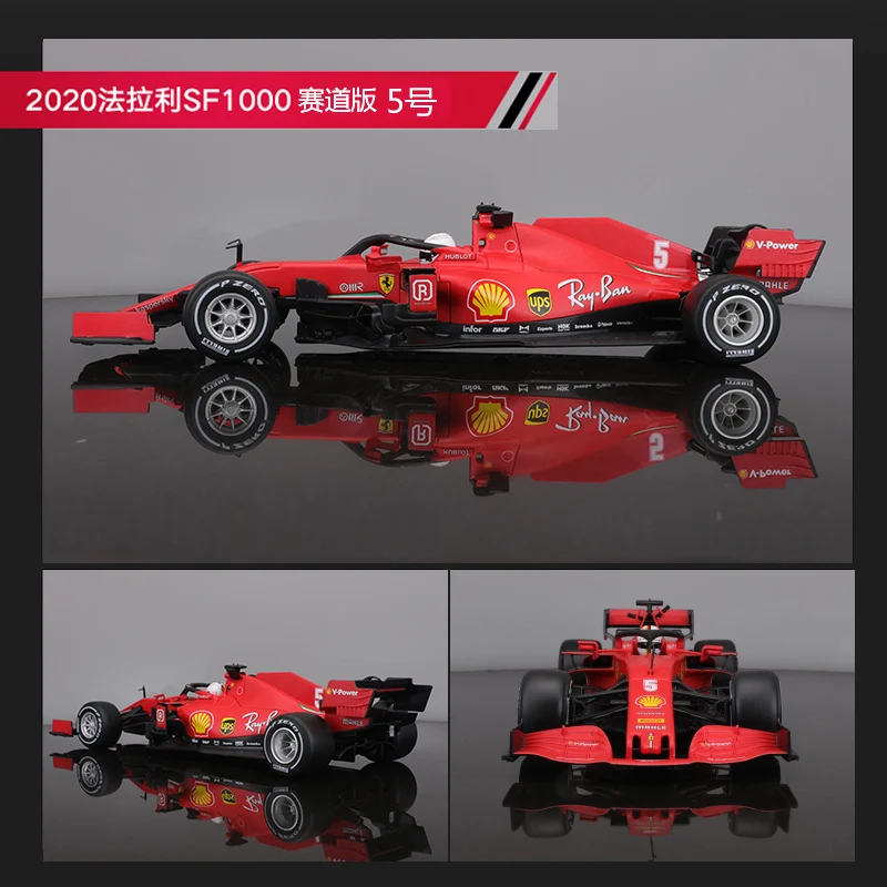 Bburago 1:18 2021 SF21 #55 #16 F1 Racing Formula Car Static Simulation Diecast Alloy Model Car