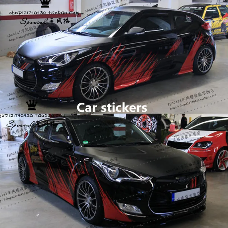 

Car stickers FOR Focus Golf 7 POLO A3 A4 body exterior decoration custom personalized sports stickers