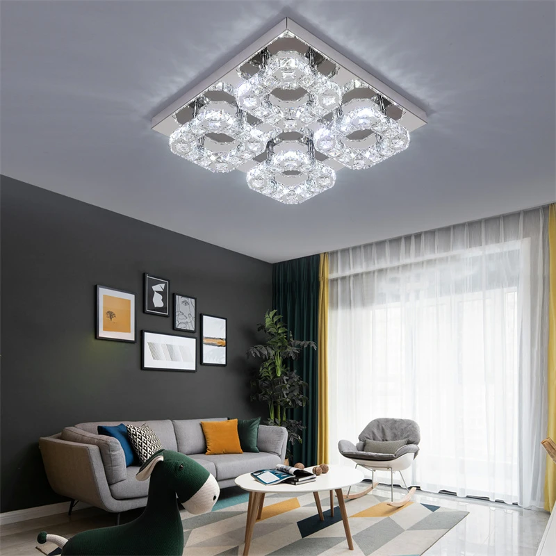 Modern Ceiling Lamp Remote Control Smart Led Chandelier for Living Dining Room Luminaire Nordic Decor Lighting Indoor Fixture