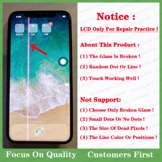 Amazing Price For Iphone X Xs Max LCD Screen Original With Frame Digitizer Assembly Damaged Display Glass Separeting Practice