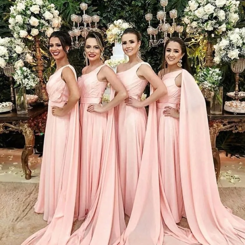 Bridesmaid Dresses Wedding Party For Women 2022 Elegant A Line Long Night Woman's Evening Formal Gowns