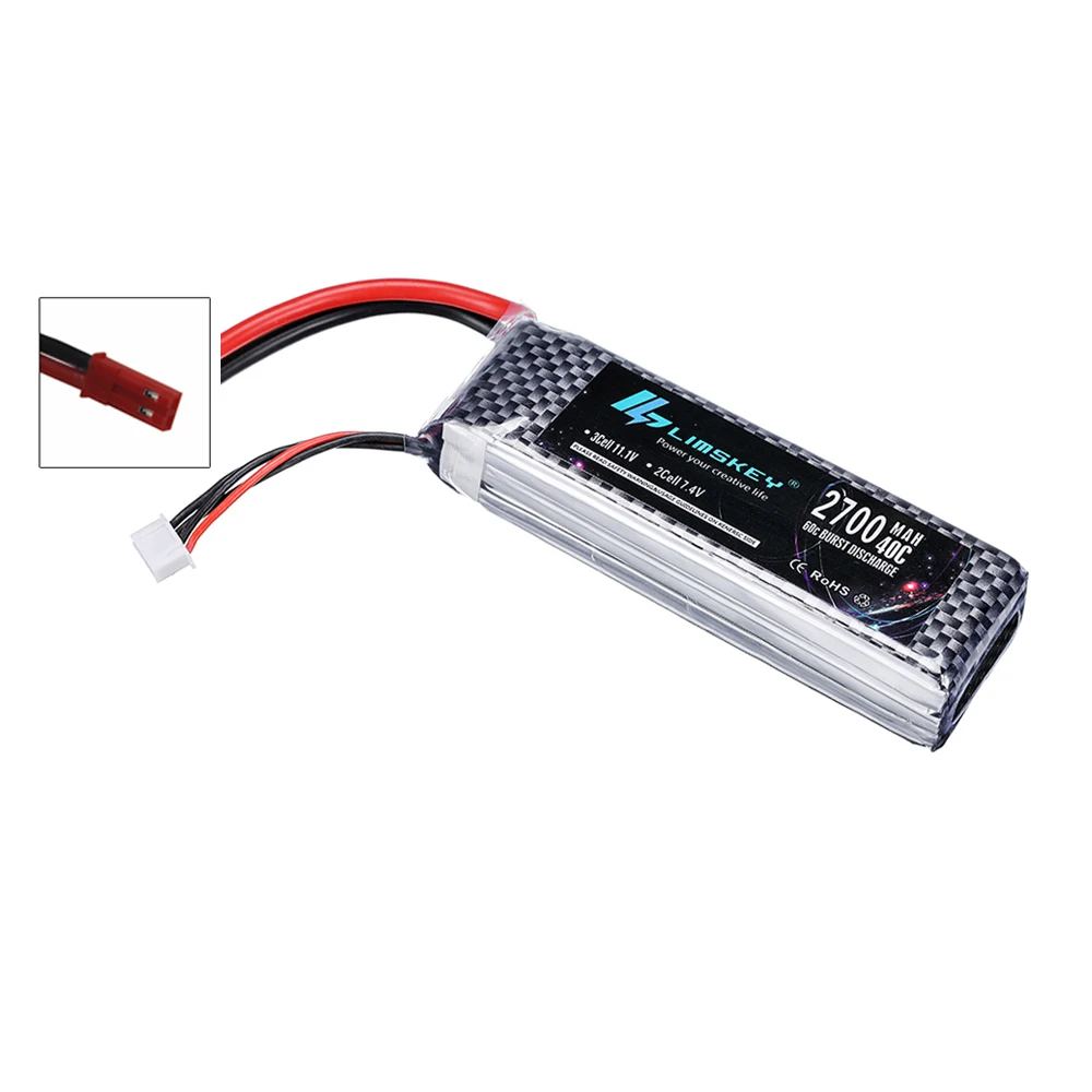 Uaktualnij baterię 11.1v 2200mah 2700mah 3S 40C bateria Lipo dla RC samochodów RC łodzie RC bateria do drona części zamienne 3S LIPO