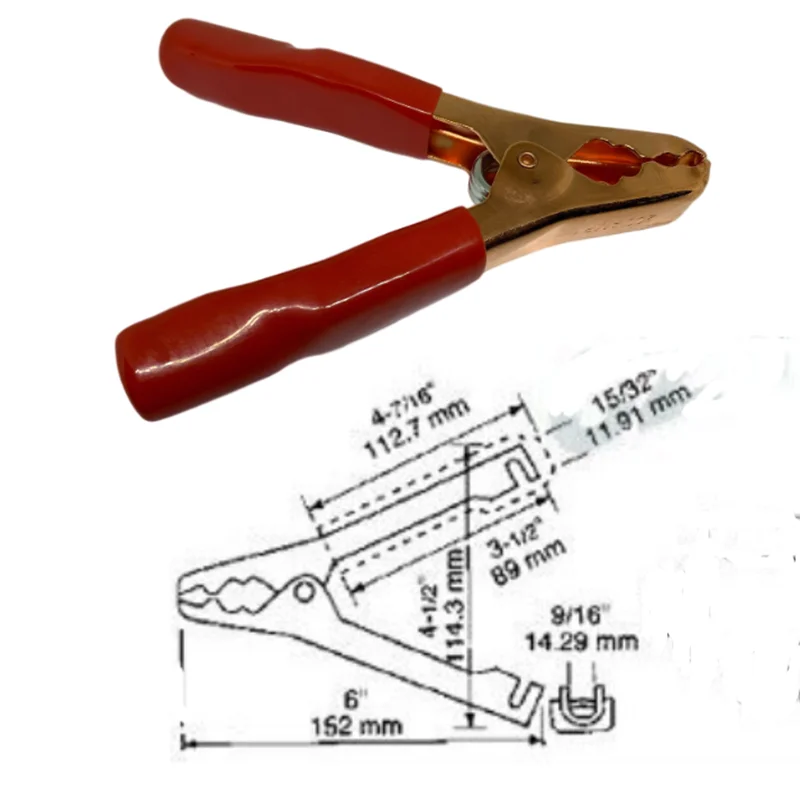 

Pure Copper Alligator Clip, Charging Clip, Welding, Test Clamps, Power Test Clamps, Car Battery Battery, Car Emergency