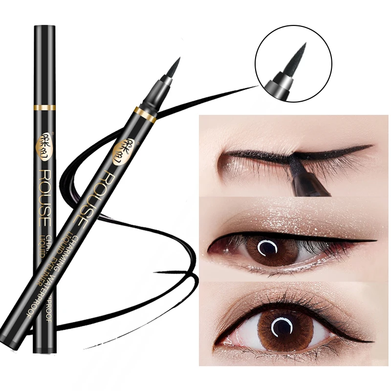 3 PCS-Soft Eyeliner กันน้ำจางหาย Quick Drying Smooth Eyeliner