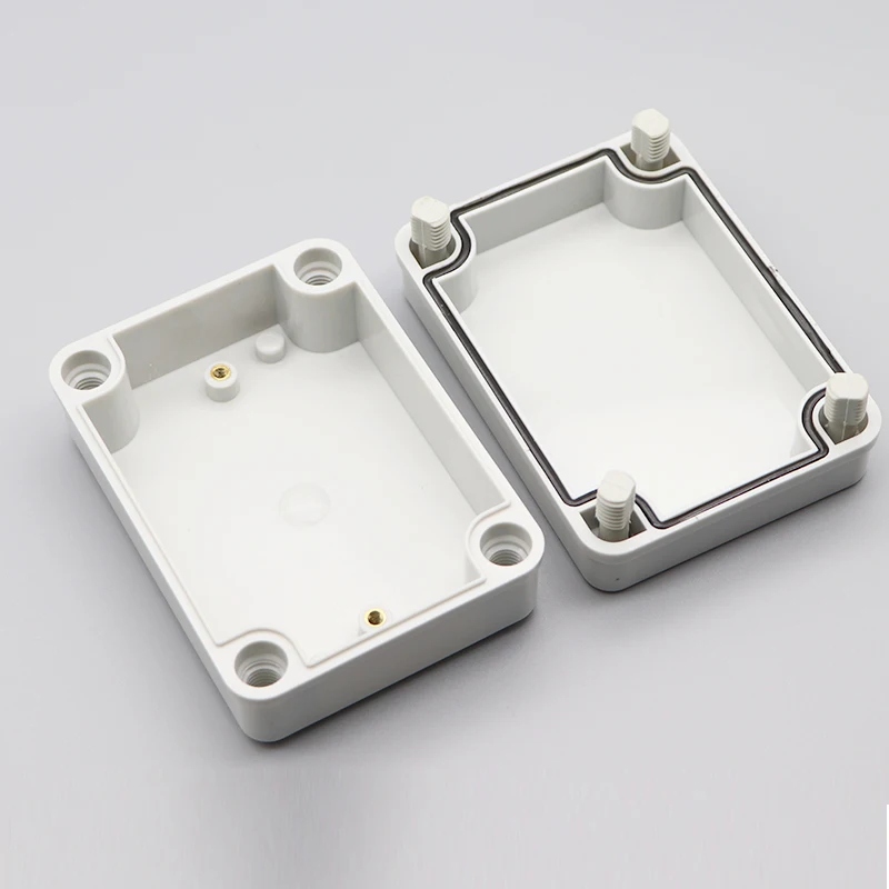 High quality ABS waterproof junction box IP68 for PCB outdoor electrical plastic enclosures transparent 110x80x40mm 110x80x70mm