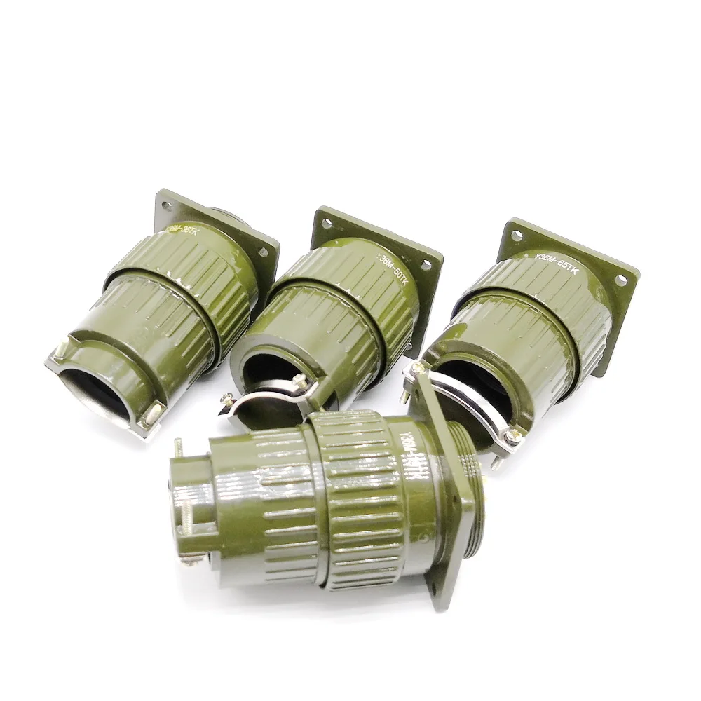 YP36 Aviation Plug Socket Y36M-4/14/16/19/36/50/65 TK Servo Motor Connector Fast Snap Type