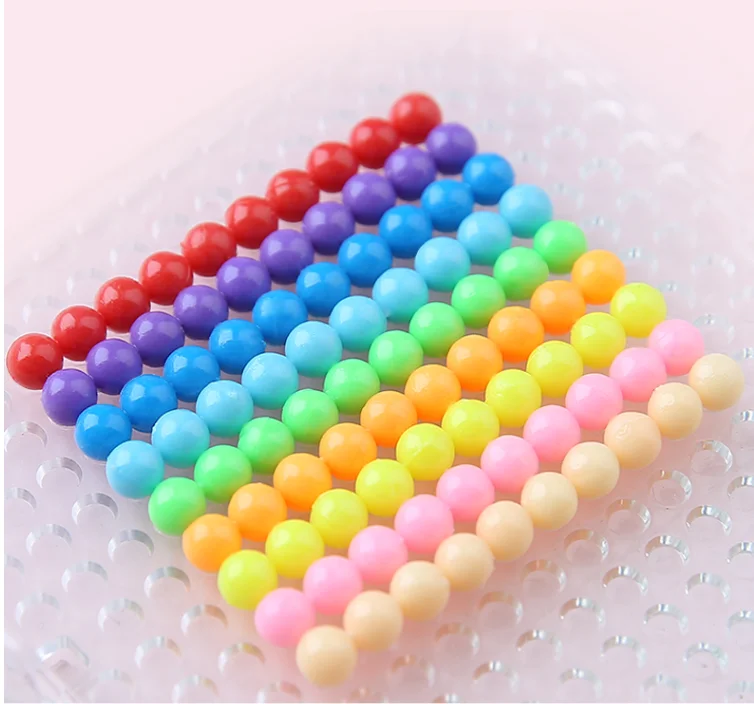 600pcs /box Water Spray Magic Beads kids perlen toys supplement 3D  puzzle Educational Toys For Children игрушки для детей